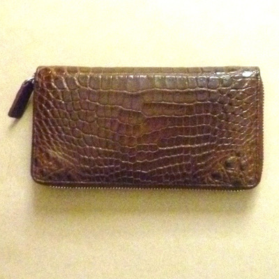 鸿业皮革 匠心打造正宗尼罗鳄鱼皮男式商务手提包